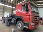 Max Speed 102km/H Used Tractor Trucks Wd615.47 371HP to 420HP With New Cabin