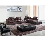 Living Room Couch Linen Fabric Sectional Sofa Set Designs AW-827