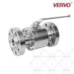 316l Stainless Steel Floating Ball Valve DN50 1500LB Flange Hard Seal Manual