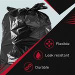 Certificate ok compost Heavy Duty Black Garbage Bags for Sustainable Waste