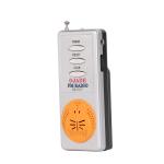 Orange Cat FM Radio With Earphone Auto ABS OEM LOGO Mini Handheld