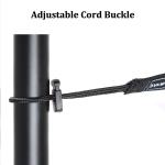 Rubber Logo Woowave Multi color Fishing Kayak Paddle Leash with Coiled Rope 61
