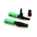 Field Quick Assemble Fiber Fast Connector SCAPC Dust Proof UL Rated Plastic