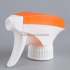 Wholesale Hand Spray Double Color Dual Shroud Mono Material Full All Plastic Trigger Sprayer Head For Spray Bottle 28/400 28/410 from china suppliers