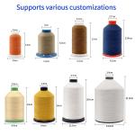 Customized V69 Tex 70 210D/3 69 Nylon Sewing Thread for Leather Craft Sample