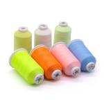 27 Colors Polyester 150D/2 Luminous Thread for Jean Sewing Reflective Embroidery