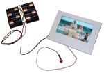 Battery operated shelf video screen / 7 inch electronic digital video shelf