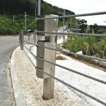 Road Wire-Rope Barrier Fences Water Filled Road Barrier with Zinc Coated Cable