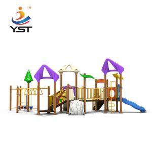 Wholesale PVC Foam Kids Playground Slide Combined With Galvanized Pipe from china suppliers