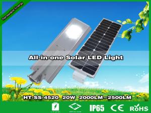 Wholesale Hitechled 20W Smart All-in-one Solar LED Street Light | Farola Solar De Jardin HT-SS-4520 from china suppliers