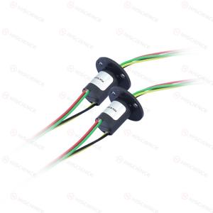 Wholesale IP40 Waterproof Capsule Slip Rings Eight Circuits 2A 0 - 300RPM Working Speed from china suppliers
