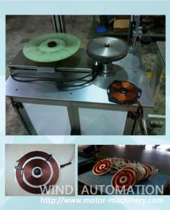 China Copper Wire And Aluminum Wire Coils Winding Machine For Induction Cooker Manufacuring on sale