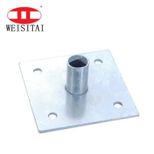 Wholesale Shoring Prop Adjustable Square 100MM Scaffold Base Plate from china suppliers