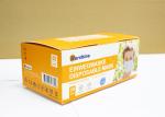 Single Use 3 Ply Disposable Face Mask Non Irritating Non Woven Fabric