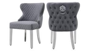 Wholesale Europe 0.16CBM SS Dining Chairs Modern Fabric Sponge Filler from china suppliers