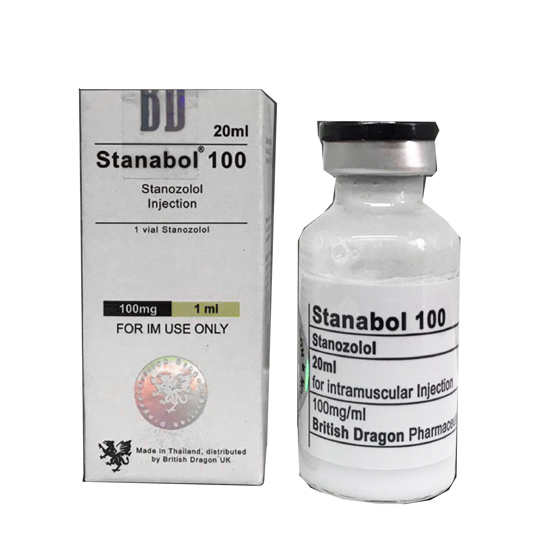 White Single Side Printing 10ml Vial Labels for Vials and Packing