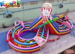 School Inflatable Obstacle Course Funworld Commercial Grade Giant Candy