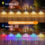 Outdoor Waterproof Deck Wall Lamp Led Solar Luminous Lighting Wall Lights For