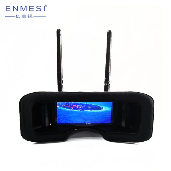2020 Mini 2.7 Inch RC FPV Box Goggles HMD 960*240 Long Range FPV Headset For Race Drone