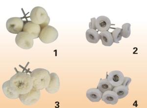 Wholesale Various Dental Lab Materials Cloth Polishing Wheel With Handle from china suppliers