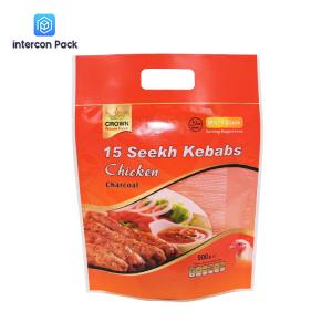 Wholesale Independently Designed Handle Open Window Lamb Chop Bag Heat Seal Plastic Bags Factory Direct Recyclable Packaging Bag from china suppliers