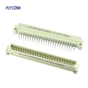 Wholesale Right Angle PCB DIN 41612 Connector , 3 Rows Male Eurocard Connector from china suppliers