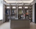 Customizable Sleek Contemporary Walk In Closet Metal Open Style Closet