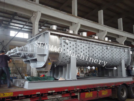 Rotary Vacuum Paddle Dryer Calcium Fluoride Large Output Simple Operation