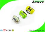 IP68 Waterproof Cordless Led Miners Cap Lamp OLED Screen Portable 18000 Lux