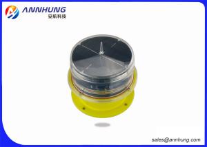 Wholesale LED Solar Red Obstruction Light , 10cd Low Intensity Aircraft Warning Light IP68 from china suppliers