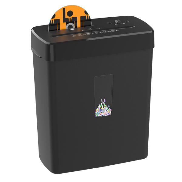 Mini Black 13L CD Credit card Paper Shredder Machine 8 sheets for home office