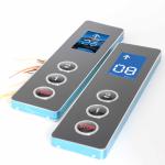 Modern Black Glass Elevator Cop LOP Panel Up/Down Arrow Call Button for Hall