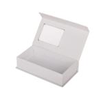 Customized Eyewear Packaging Box , White Hard Cardboard Sunglasses Box