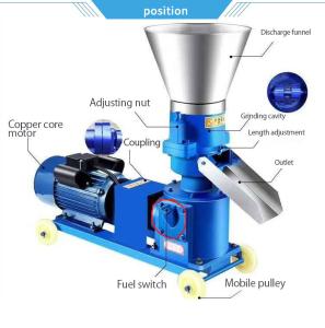 Wholesale Carbon Steel Organic Fertilizer Granulator with Spherical Particles 0.3-3mm, Flat Die Granulator from china suppliers