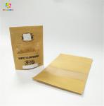 Kraft Paper Snack Bag Packaging Mylar k Moisture Proof For Packing Powder Dried