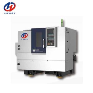 Wholesale Economical CNC Lathe T300 GSK Controller Programmable Hydraulic Tailstock Horizontal Slant Bed CNC Lathe from china suppliers