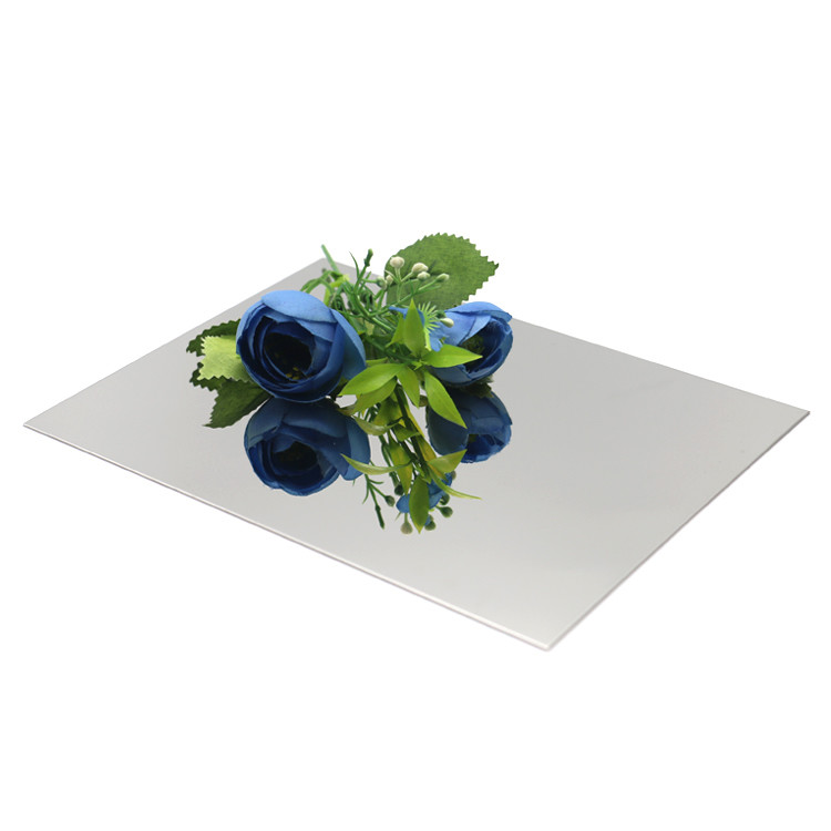 Bright Surface Mirror Stainless Steel Sheet 0.03mm Tolerance