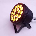 Compact Quad LED Par 64 Round Flat Par Can 18x10W RGBW Wash Lights 4/8CH Easy