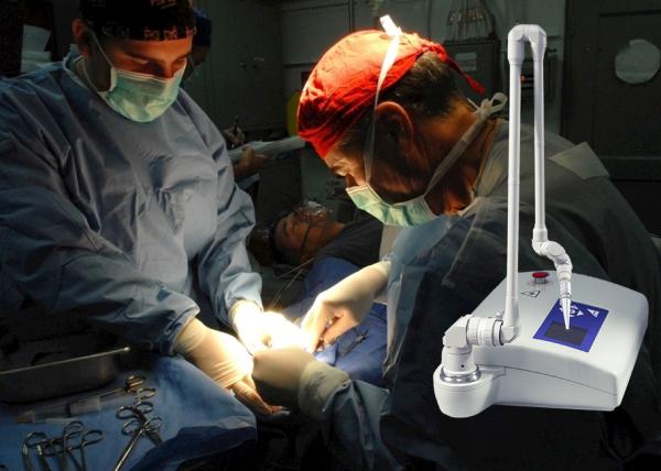 Veterinary Surgical CO2 Fractional Laser Machine Portable 15W Power 110cm