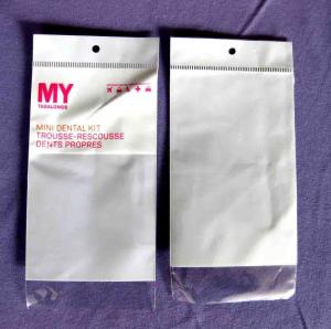 China Resealable Cello BOPP Plastic Bags For Dental Kits / Cosmetic Kits on sale