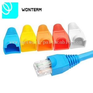 Wholesale PVC OD5.5-6.5MM Cover Boot Rj 45 Network Jack UL FCC Easy to use from china suppliers