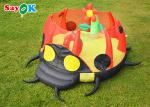 Waterproof Inflatable Bounce House Children Bouncer Cartoon Ladybug Jumping Bed