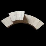 Glass Furnace Fireproof High Alumina Blocks Refractory Apparent Porosity of 19%
