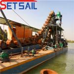 86-100 Bucket Quantity Lake Gold and Diamond Mining Dredger for River Initial