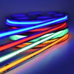 Color Changing Multicolor Flexible COB LED Strip Light 16.4ft 5m 24V for Room