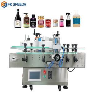 Wholesale 2023 Desktop Sticker Round Bottle Wrap Around Tabletop Labeling Machine for Labeling from china suppliers