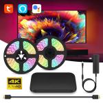 Wifi Immersion LED TV Lights , Smart Ambient Lighting LED Strips For TV PC