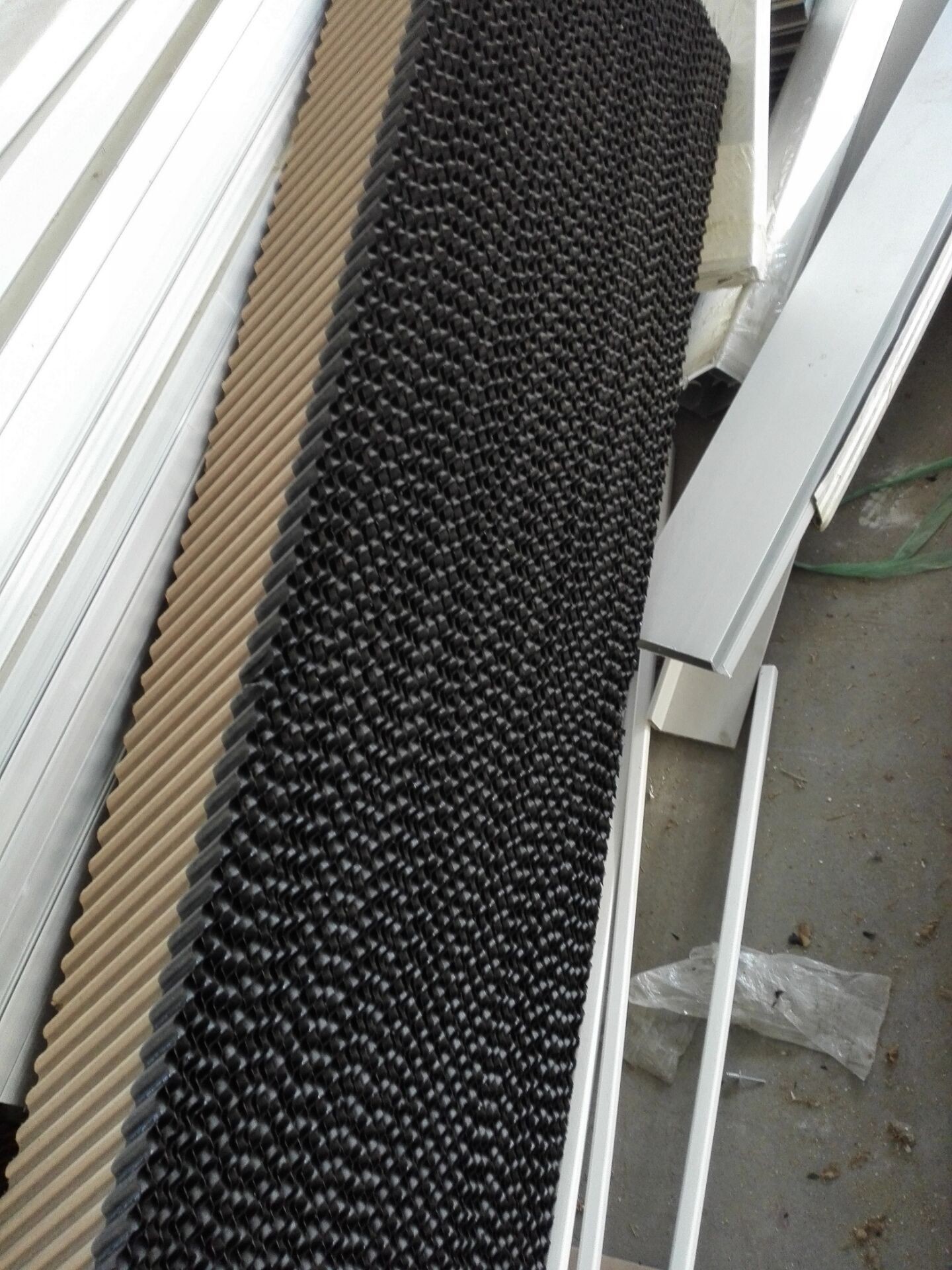 laptop evaporative cooling pad for poultry pig farm equipment