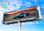 Anti-UV full-color outdoor P6 LED billboard with columns for commercial