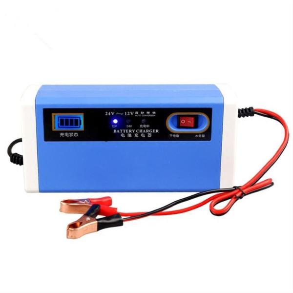 Smart Pulse Repair Function 12V 24V 10A Car Motorcycle Battery Charger for Lead